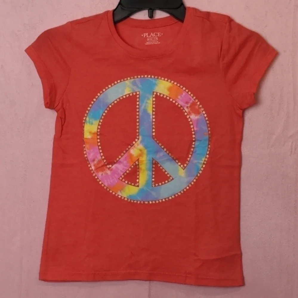 The Children's Place 4 Pack Short Sleeve Graphic Tees size Medium 7/8